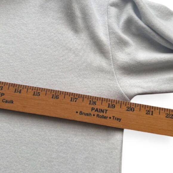 MAEVE By ANTHROPOLOGIE Pull-On NEW Sky Blue Long Sleeve Sweater Dress PETITE XS - Picture 5 of 6